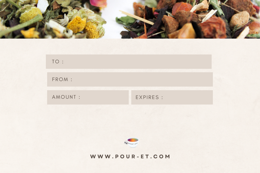 Pour-et Teas Gift Card